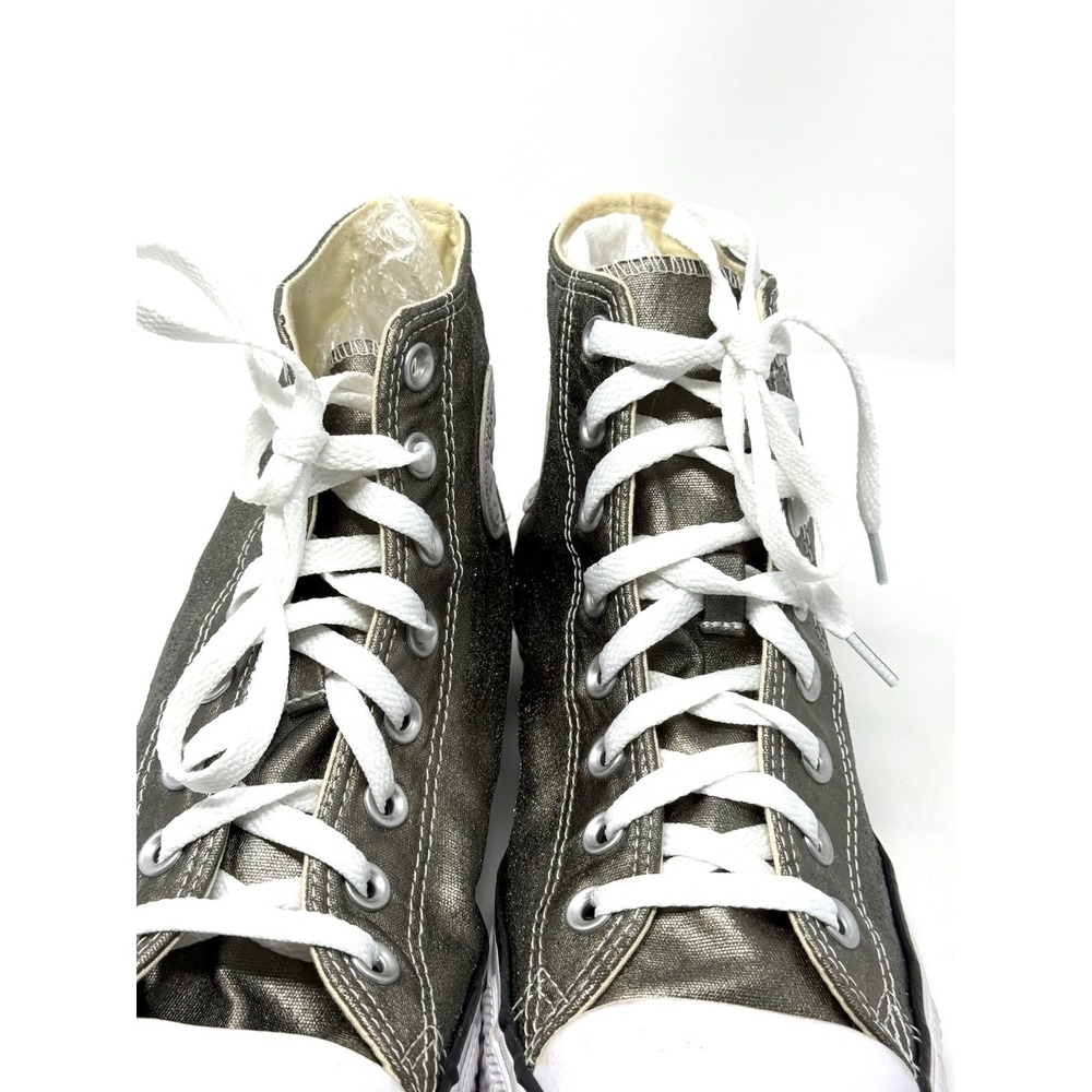 Converse Men 8 Women 10 Chuck Taylor High Top Sneakers 153179F Gold Metallic - Picture 14 of 14